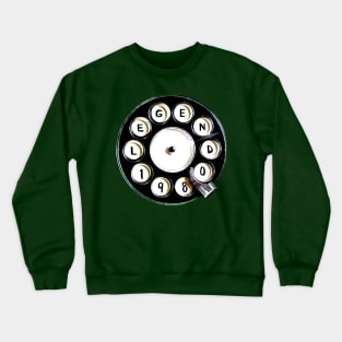 Retro Phone, 1980 Legend, Born in 1980 Crewneck Sweatshirt